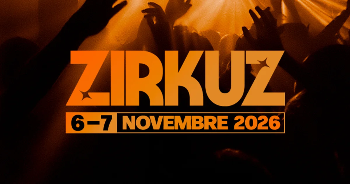 Visuel officiel ZIRKUZ, 6-7 novembre 2026